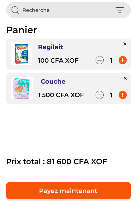 Gestion des commandes